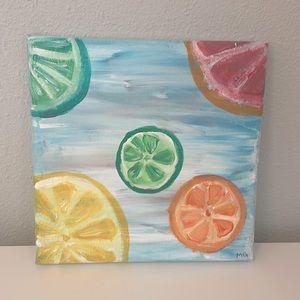 “Fruit Slice Paradise” canvas art